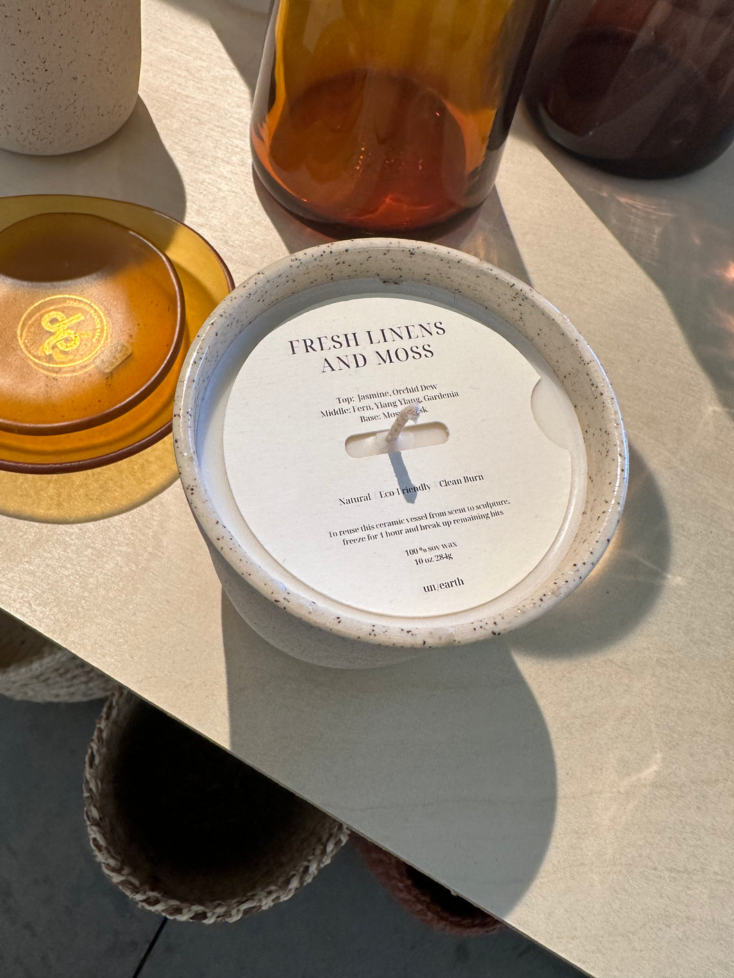 Rauw Candle Planter by Unearth
