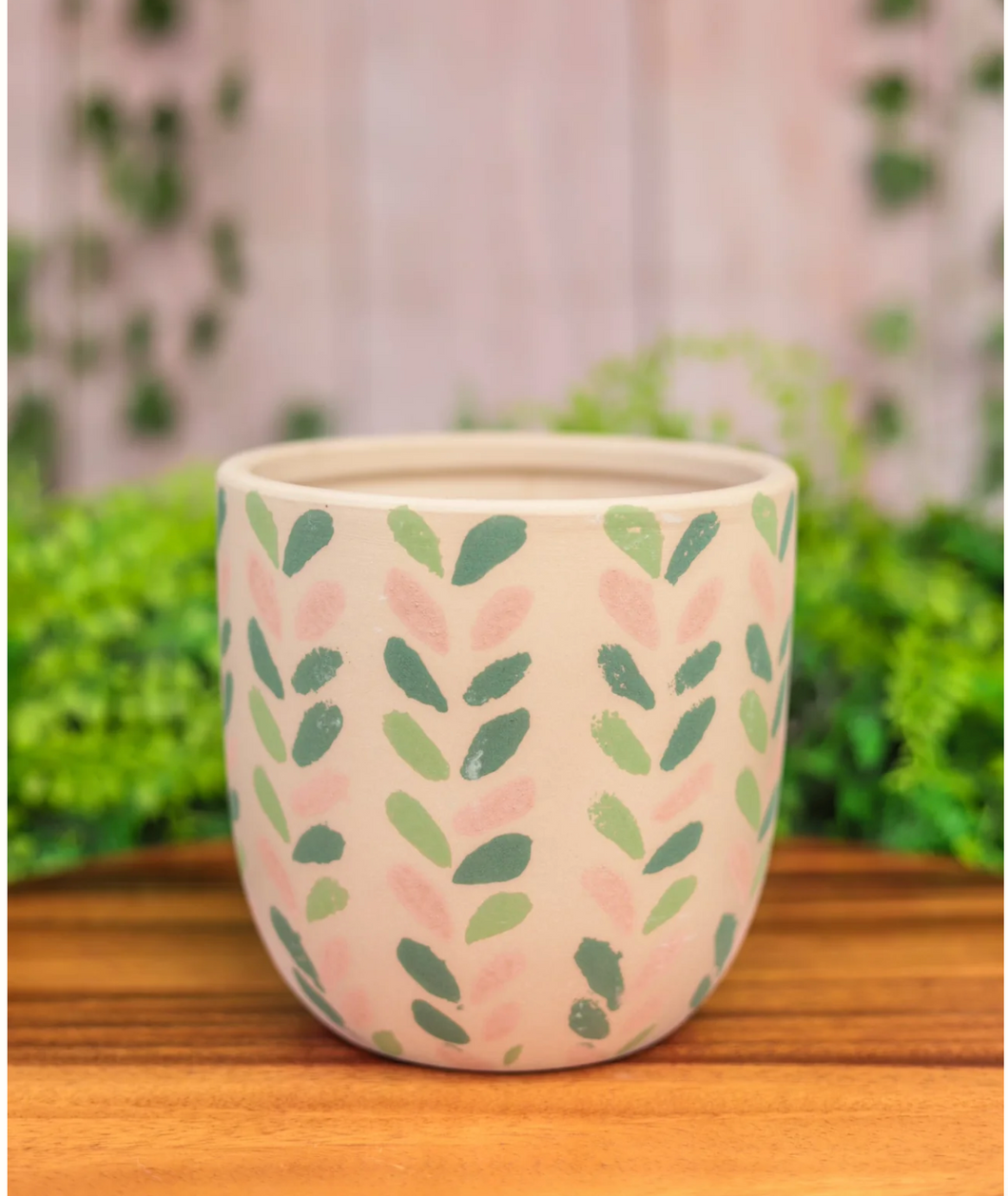 Springtime Ceramic Pot - 6
