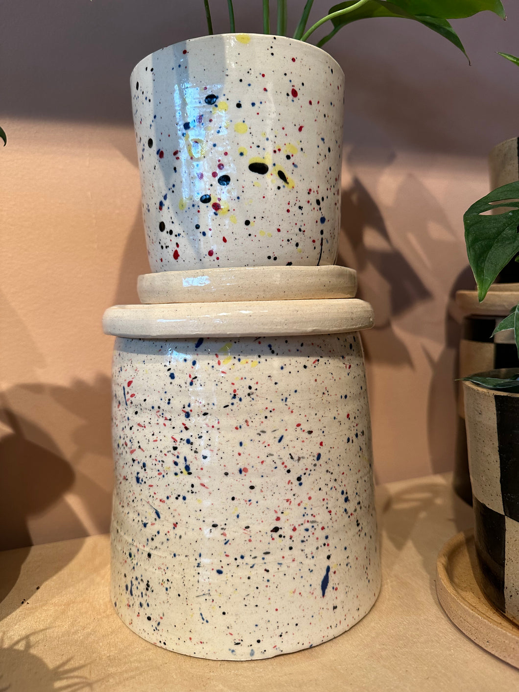 Splat Ceramic Planters by Unearth