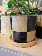 Load image into Gallery viewer, Checkered Ceramic Planters by Unearth