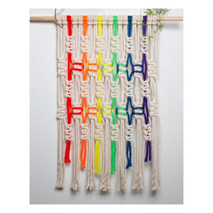 Atom’s Hues - Macrame Wall Hanging