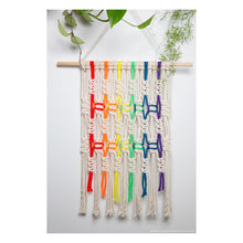Load image into Gallery viewer, Atom’s Hues - Macrame Wall Hanging