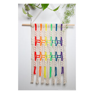 Atom’s Hues - Macrame Wall Hanging