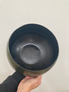 Patina Metal Bowl Planter -10"