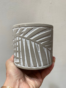 Gray Fern Pot - 3"